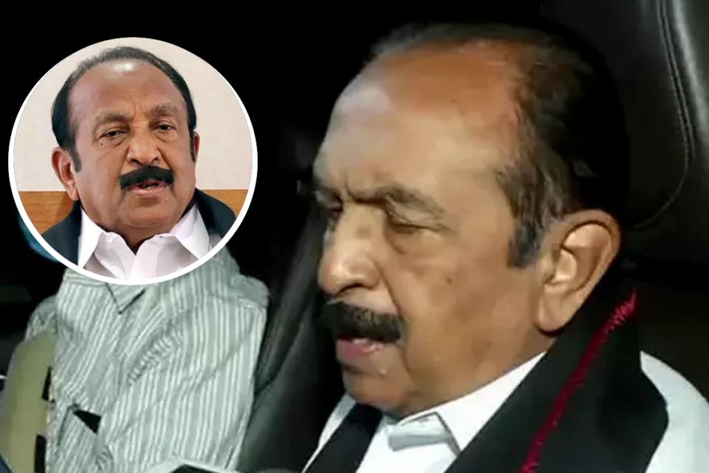 Tamil Nadu MDMK founder Vaiko