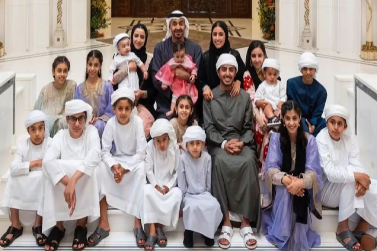 UAE President sheikh mohammed bin zayed al nahyan celebrated Eid