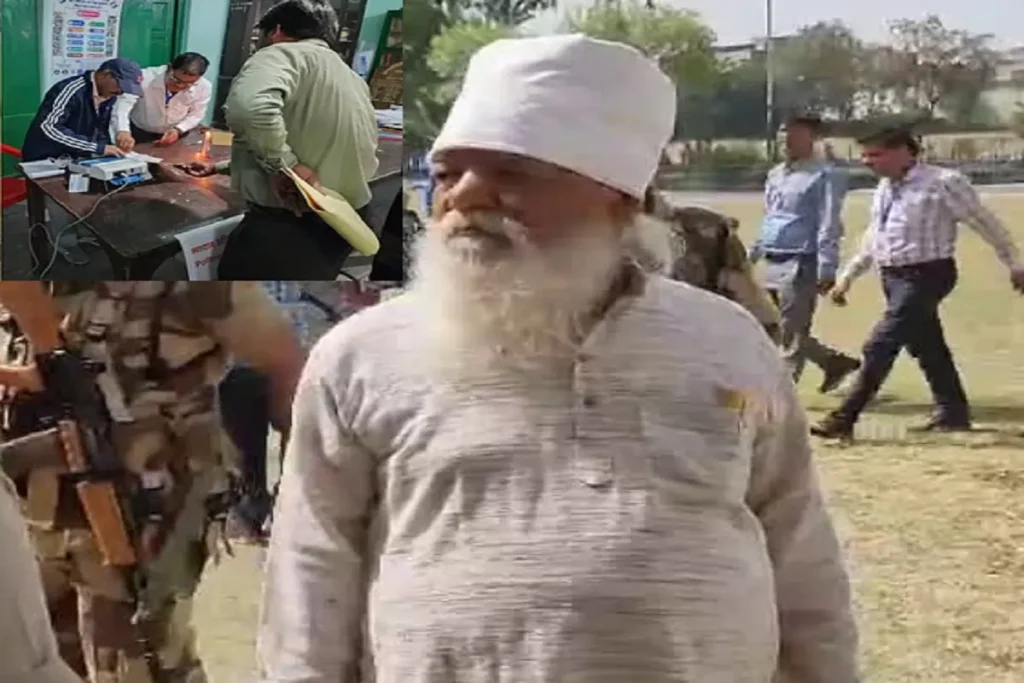 Voter slammed EVM machine at booth center in Haridwar