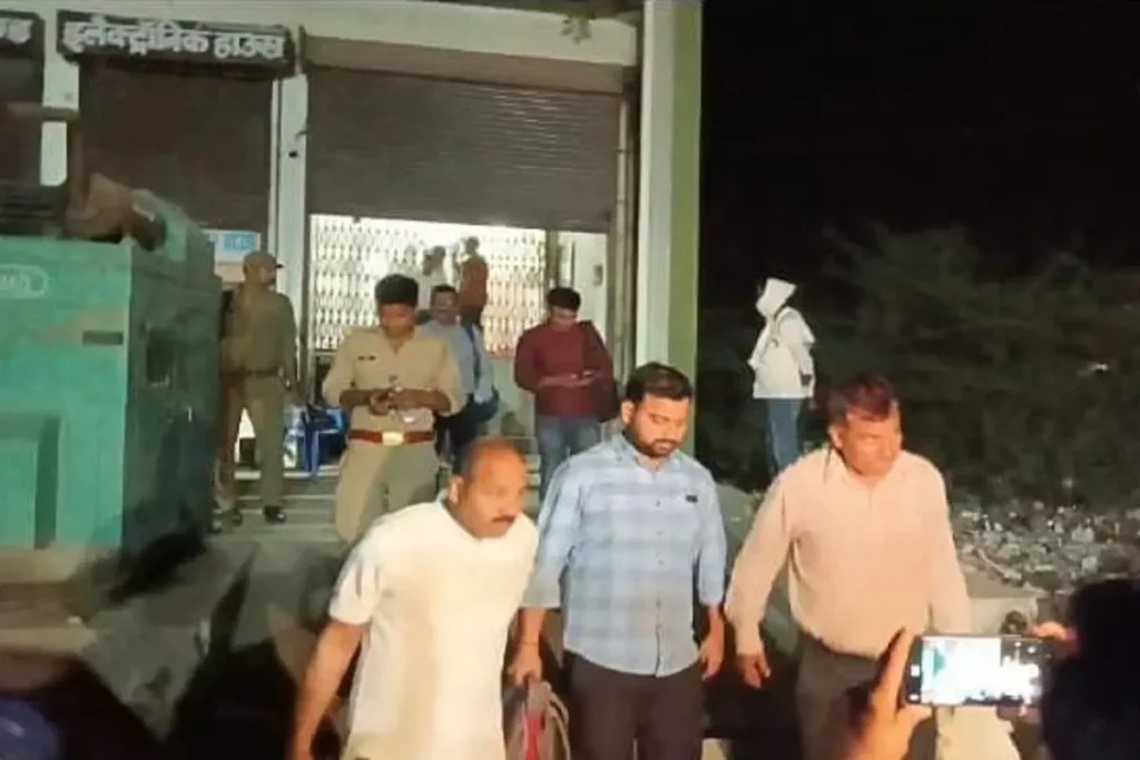 bank manager arrested