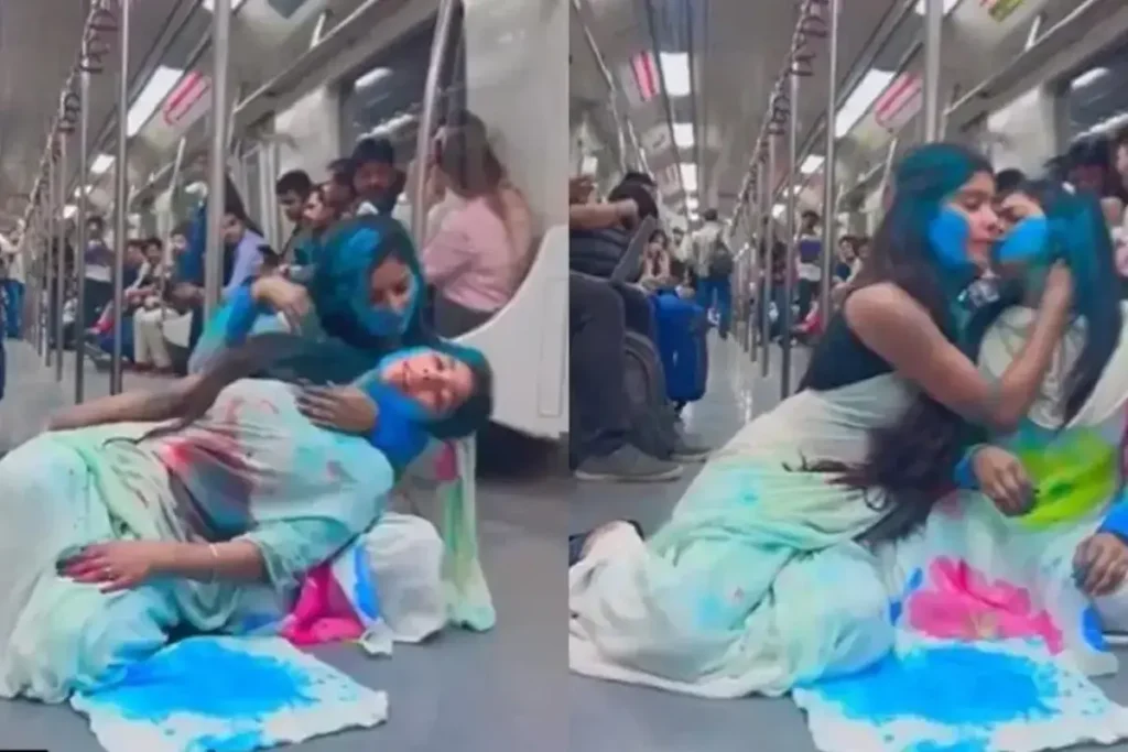 Reels in delhi metro