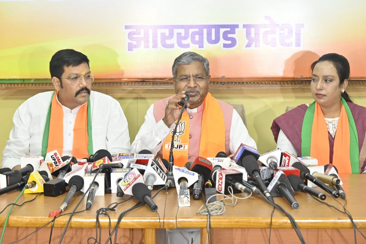Jharkhand BJP State President and former CM Babulal Marandi targets on congress party and talk about PM modi vision