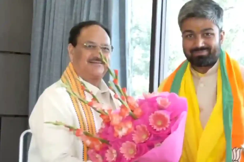 manish kashyap jp nadda