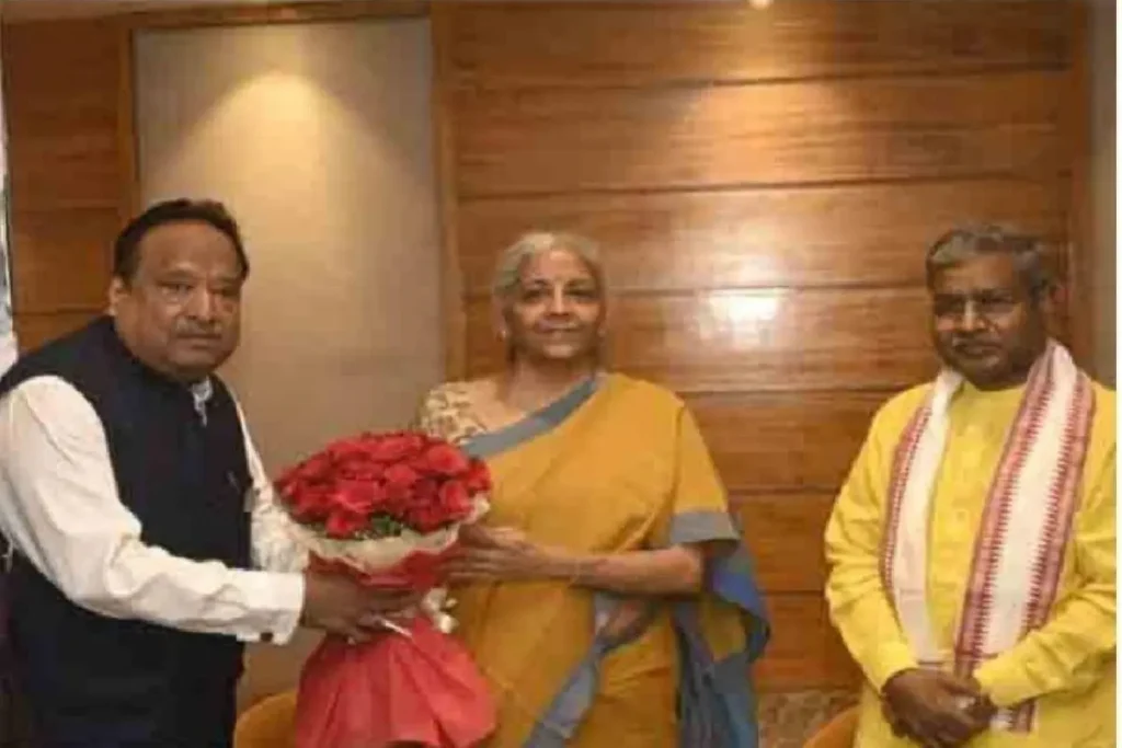 Businessman Vishnu Aggarwal met Nirmala Sitharaman