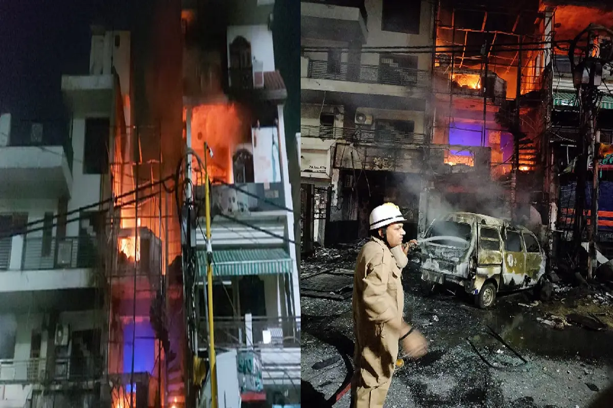 Delhis baby care centre Massive fire