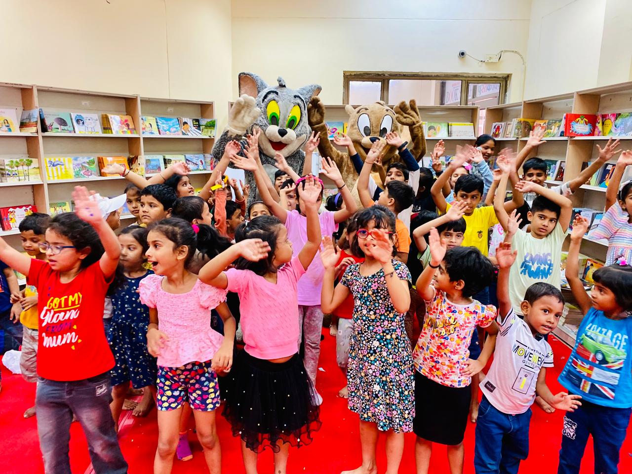 नेशनल बुक ट्रस्ट इंडिया के समर कैंप में बच्चों ने Let us Meet Tom And Jerry कार्यक्रम में की जमकर मस्ती