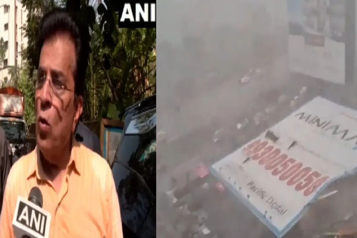 Ghatkopar hoarding collapse incident BJP leader Kirit Somaiya