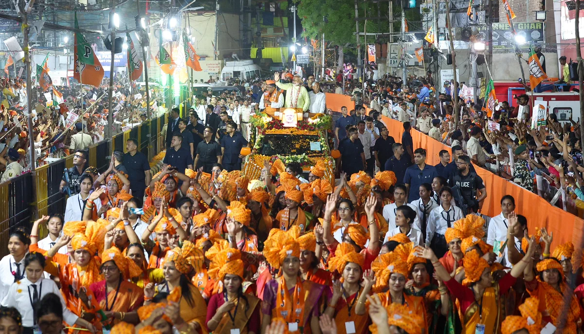 PM Modi Road Show Patna 