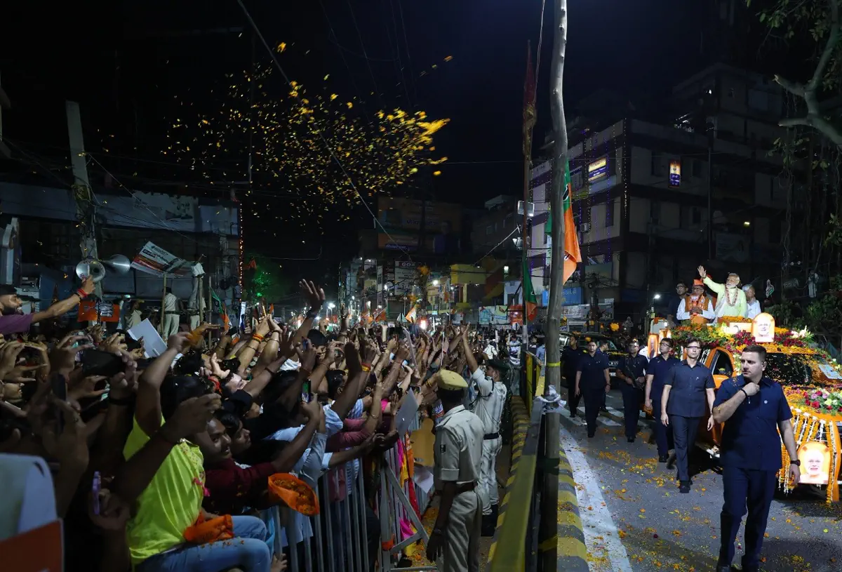 PM Modi Road Show Patna 