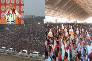 PM Modi in Odisha: पीएम मोदी को सुनने के लिए उमड़ा जनसैलाब, खचाखच भरा रहा पंडाल, बाहर भी खड़े दिखे लोग