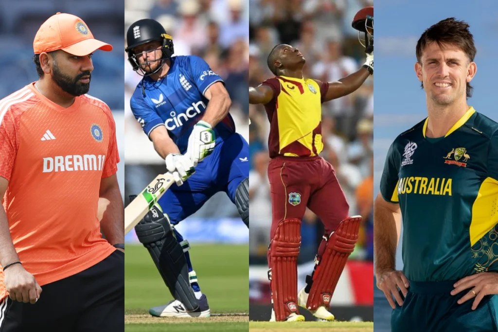 Rohit Sharma, Jos Buttler, Rovman Powell, Mitchell Marsh