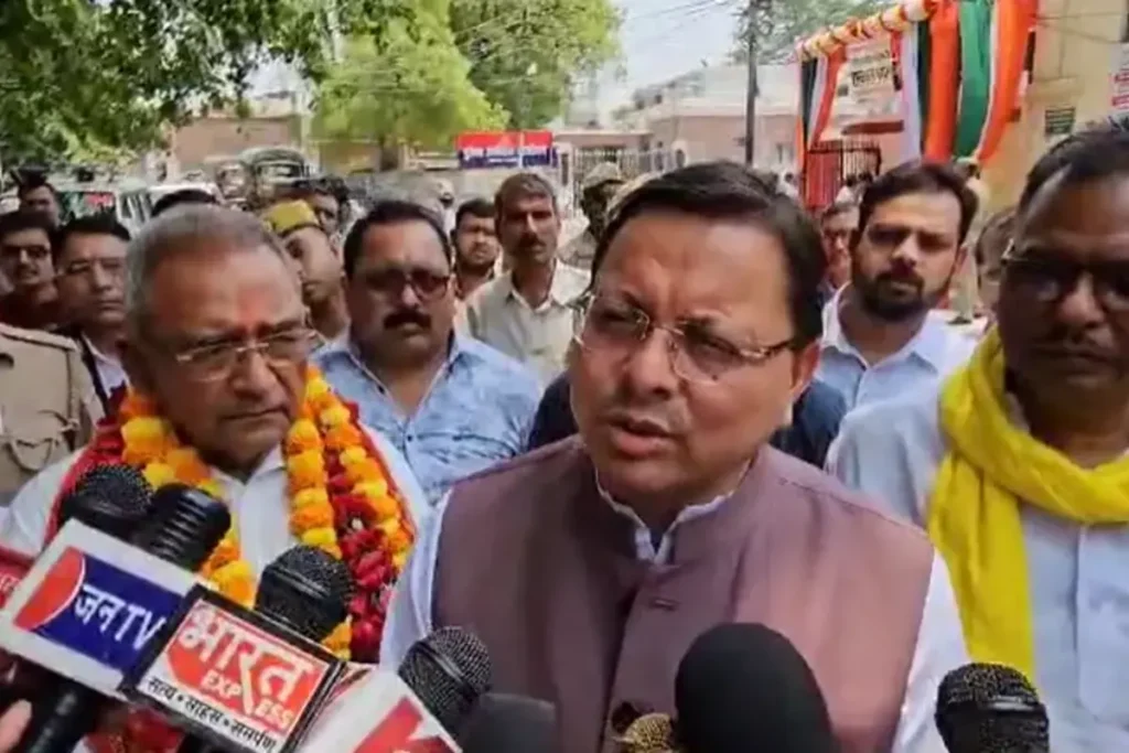 CM Pushkar Singh Dhami