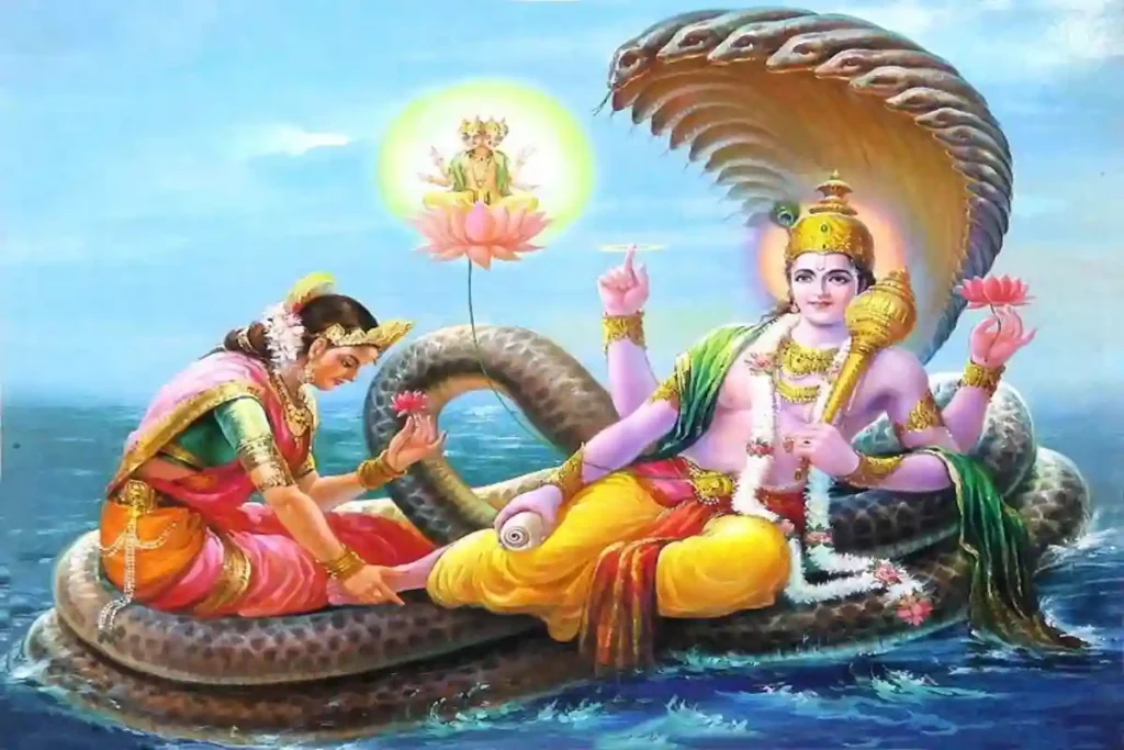 lord vishnu maa lakshmi