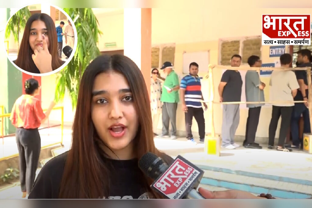 Lok Sabha Election 2024 sixth phase voting first time voter oorja akshara cast her vote and told what are expectations