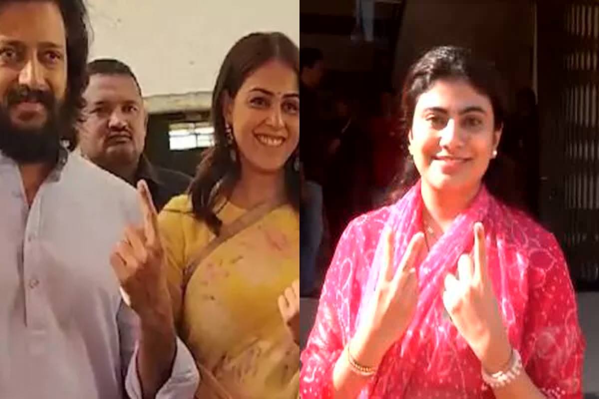 Lok Sabha Elections 2024: अभिनेता रितेश देशमुख से लेकर क्रिकेटर रवींद्र जडेजा की पत्नी रिवाबा जडेजा तक, वोट डालने पहुंचे ये सितारे, देखें Videos