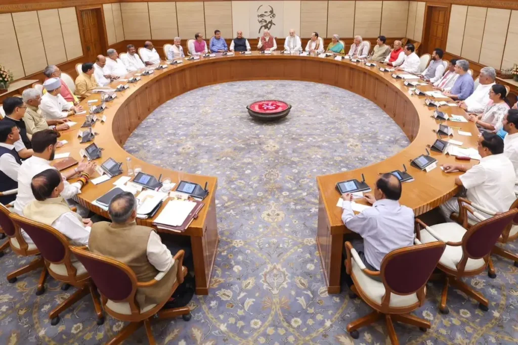 Modi Cabinet meeting