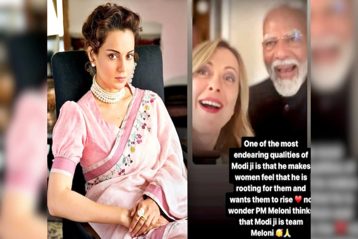 Kangana Ranaut Reacts to PM Modi And Giorgia Meloni Video