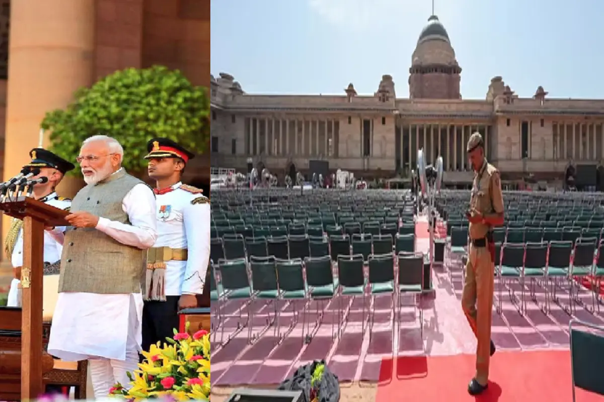 PM Swearing in Ceremony: सज कर तैयार हुआ राष्ट्रपति भवन, छावनी बनी दिल्ली, तीन स्तरीय सुरक्षा…ट्रैफिक पुलिस ने लोगों को दी ये सलाह