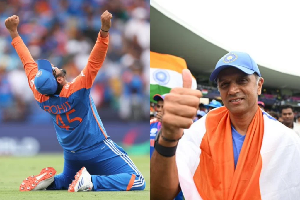 Rahul Dravid And Rohit Sharma
