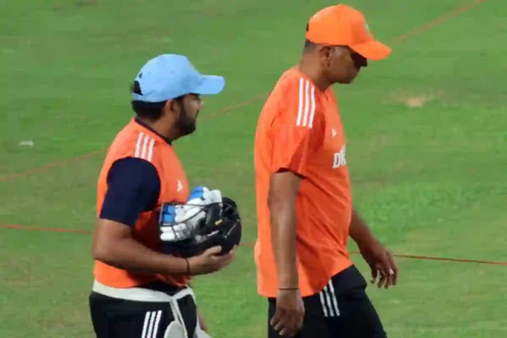 Rahul Dravid And Rohit Sharma