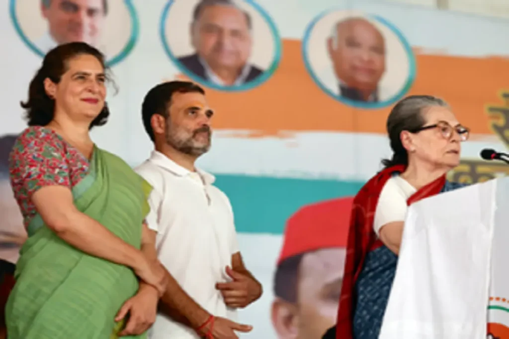 Sonia Rahul and Priyanka