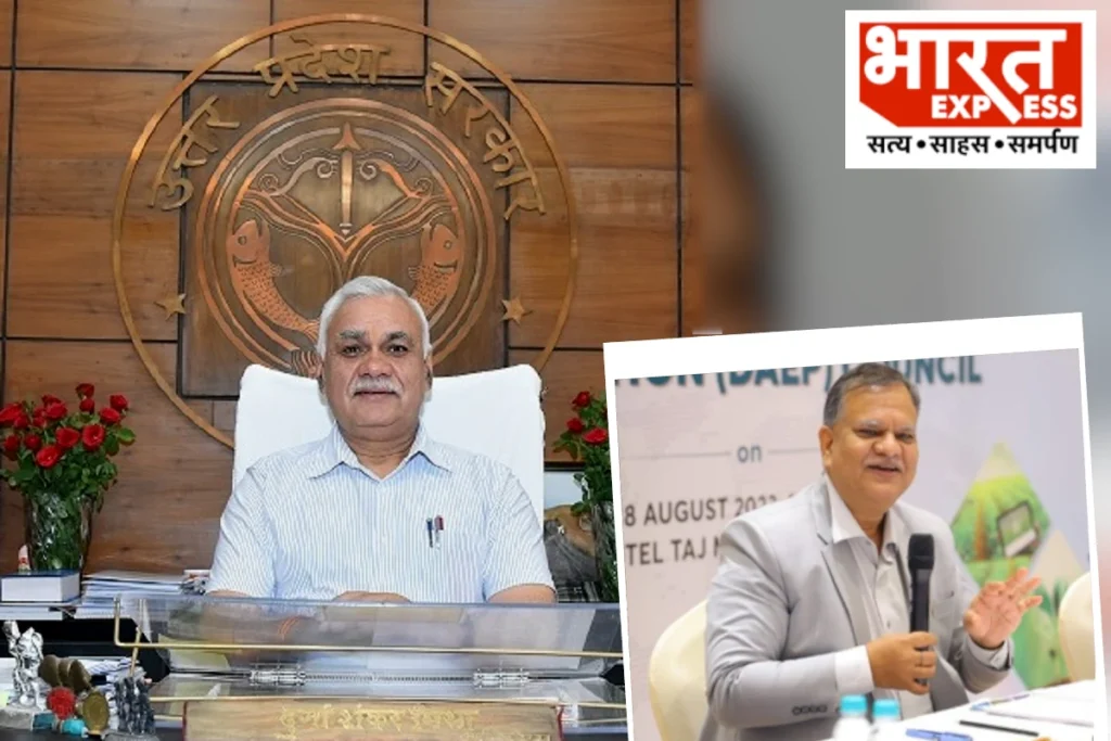 Uttar Pradesh Chief Secretary Durga Shankar Mishra