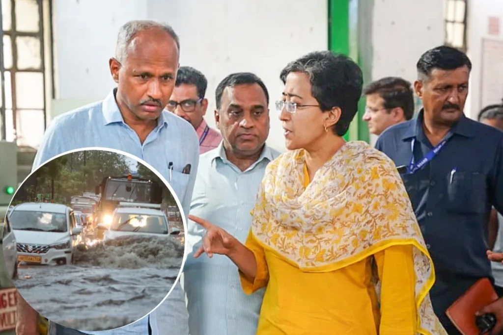 delhi floods rains