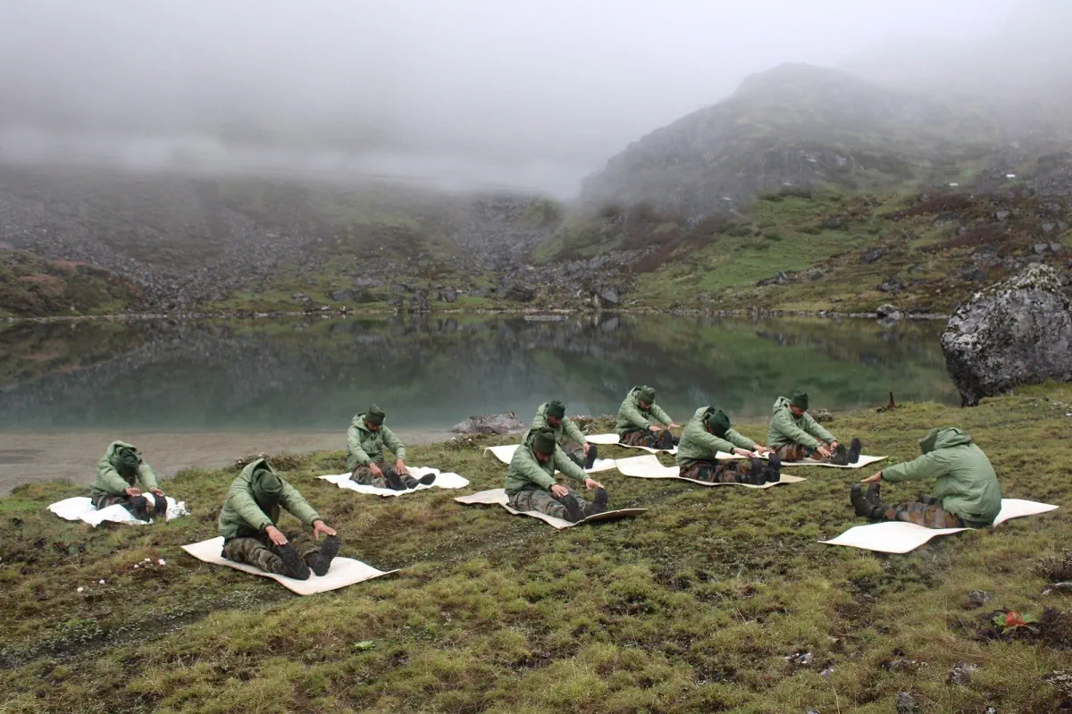 indian army yoga 