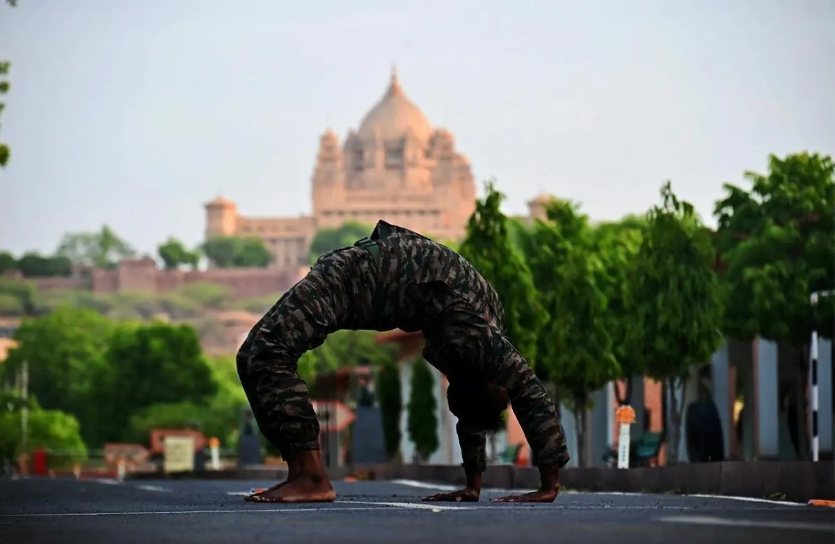 indian army yoga 