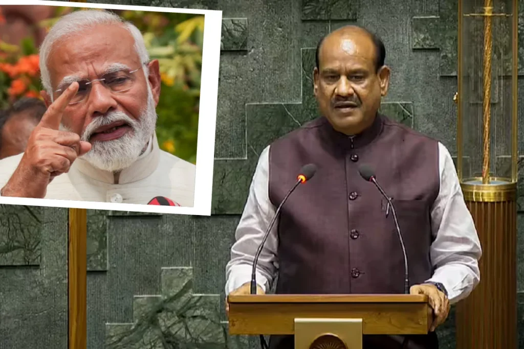 pm modi om birla