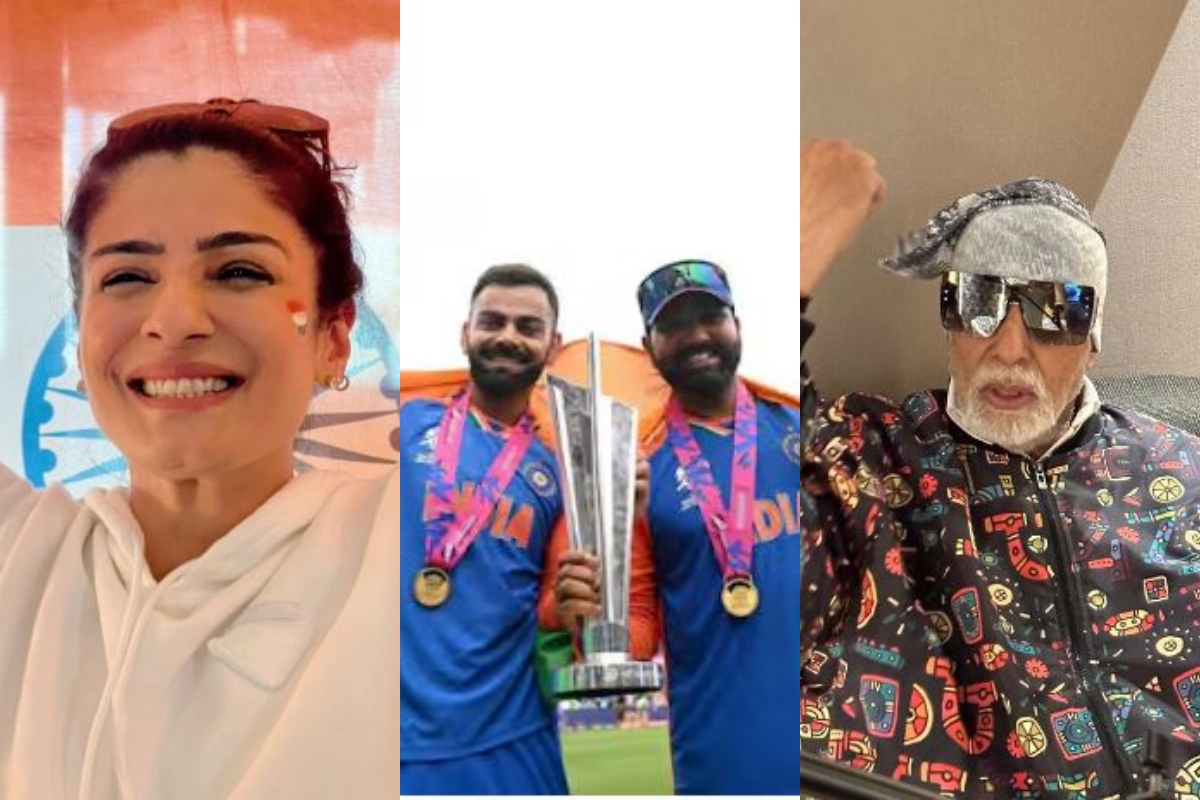 रवीना टंडन से लेकर अमिताभ बच्चन तक ने मनाया ‘T20 World Cup’ की जीत का जश्न, बॉलीवुड सेलेब्स ने इस अंदाज में दी बधाई