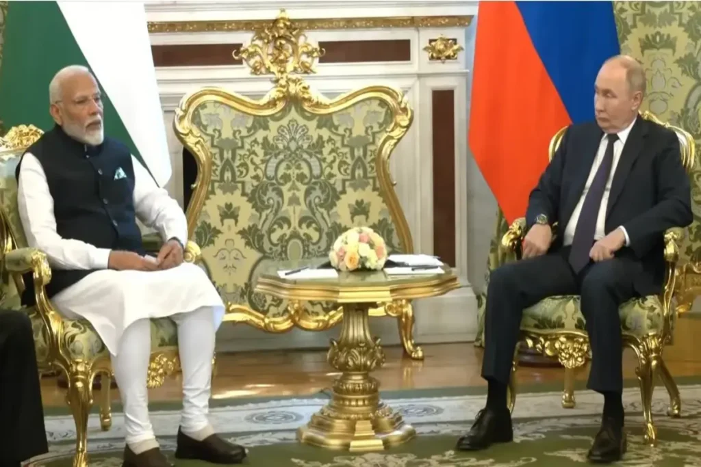 PM Modi Meet Putin