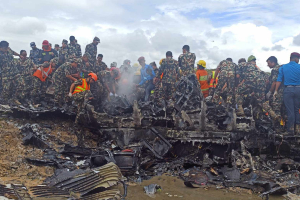 Plane Crash in kathmandu