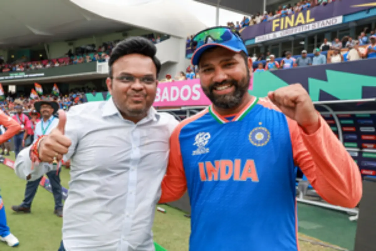 Jay Shah And Rohit Sharma