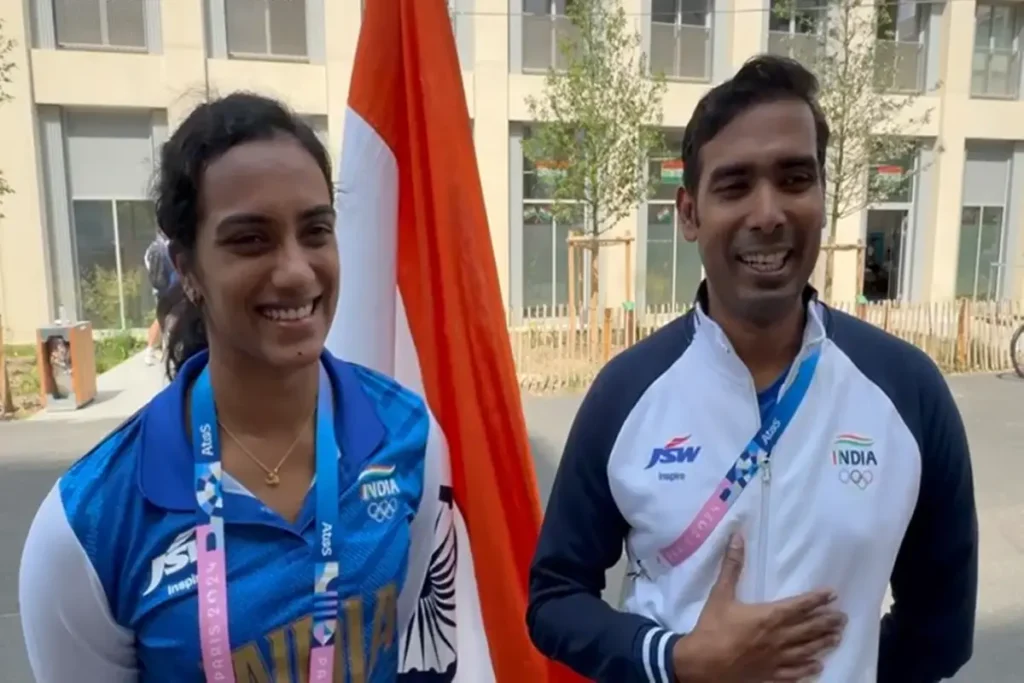PV Sindhu And Sarat Kamal
