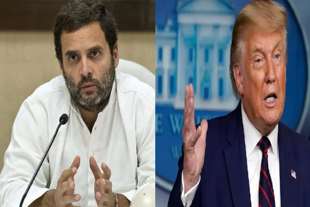 Rahul Gandhi-,Donald Trump