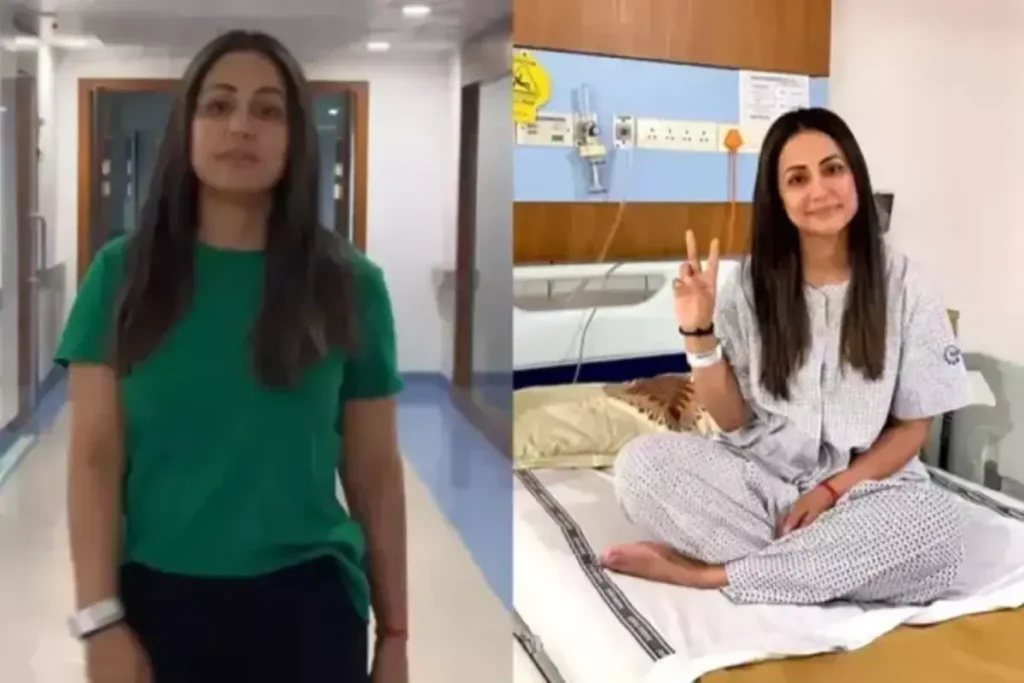 हिना खान ने कीमोथेर‍िपी सेशन से पहले अटेंड किया अवार्ड शो