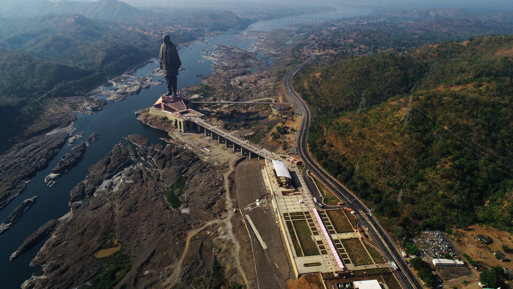 statue of unity in kevadia