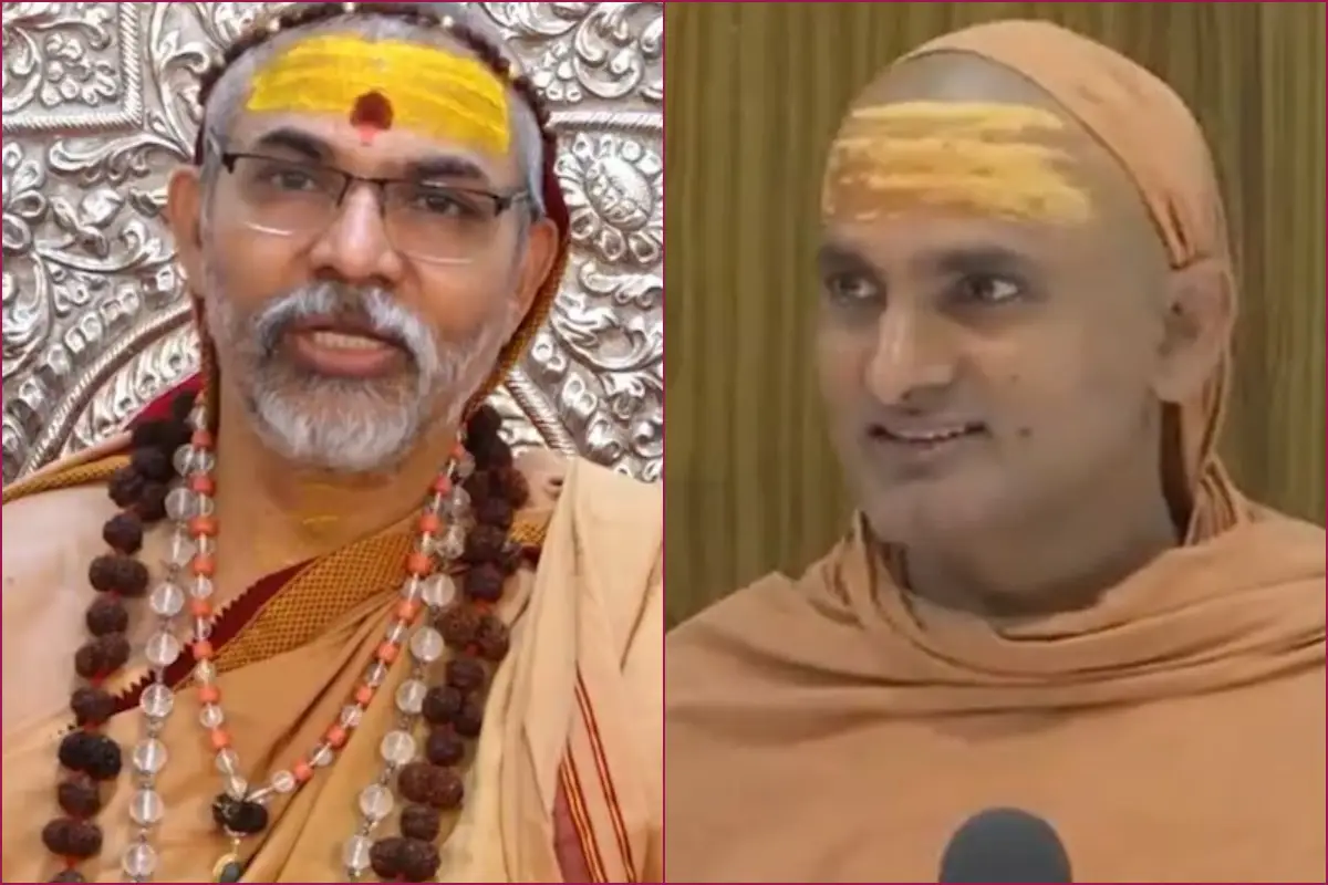 Govindananda Saraswati And Shankaracharya Avimukteshwaranand Saraswati