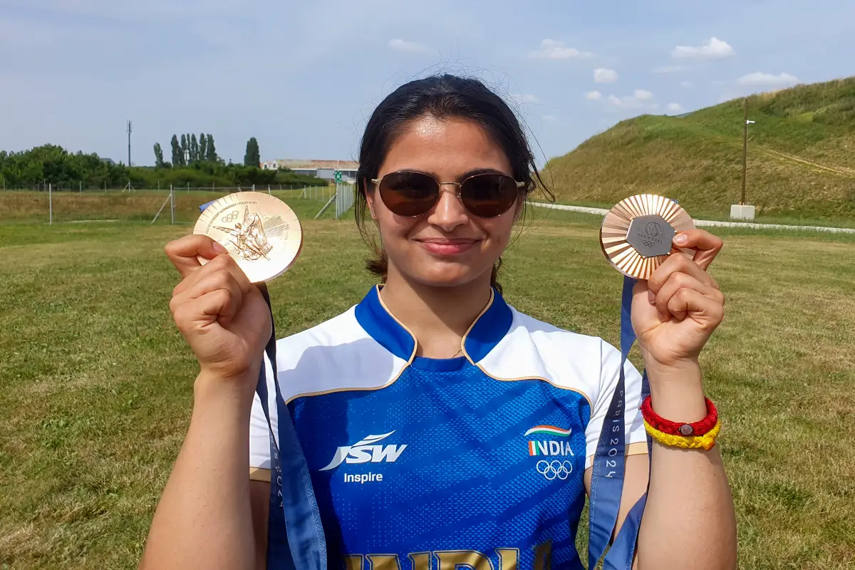 Manu Bhaker In Paris