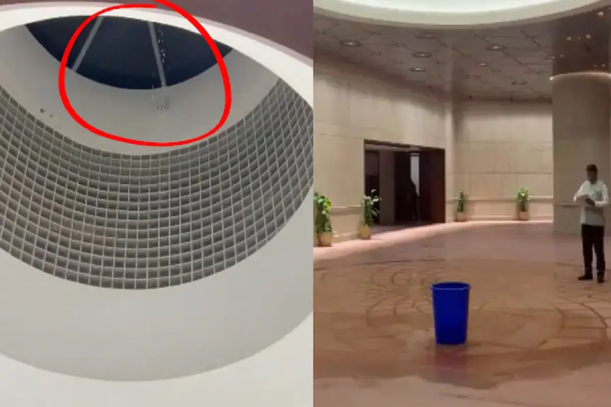 New Parliament Water Leak