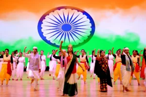 Patna : Patna Women's College a autonomous body of Patna University organizes a program to celebrate the 78th Independence Day in Patna at the Veronica Auditorium on Wednesday August 14 2024. (Photo: IANS/Indrajit Dey)