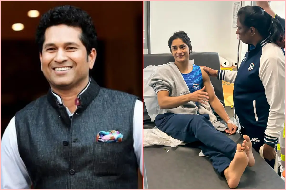 Sachin Tendulkar And Vinesh Fogat