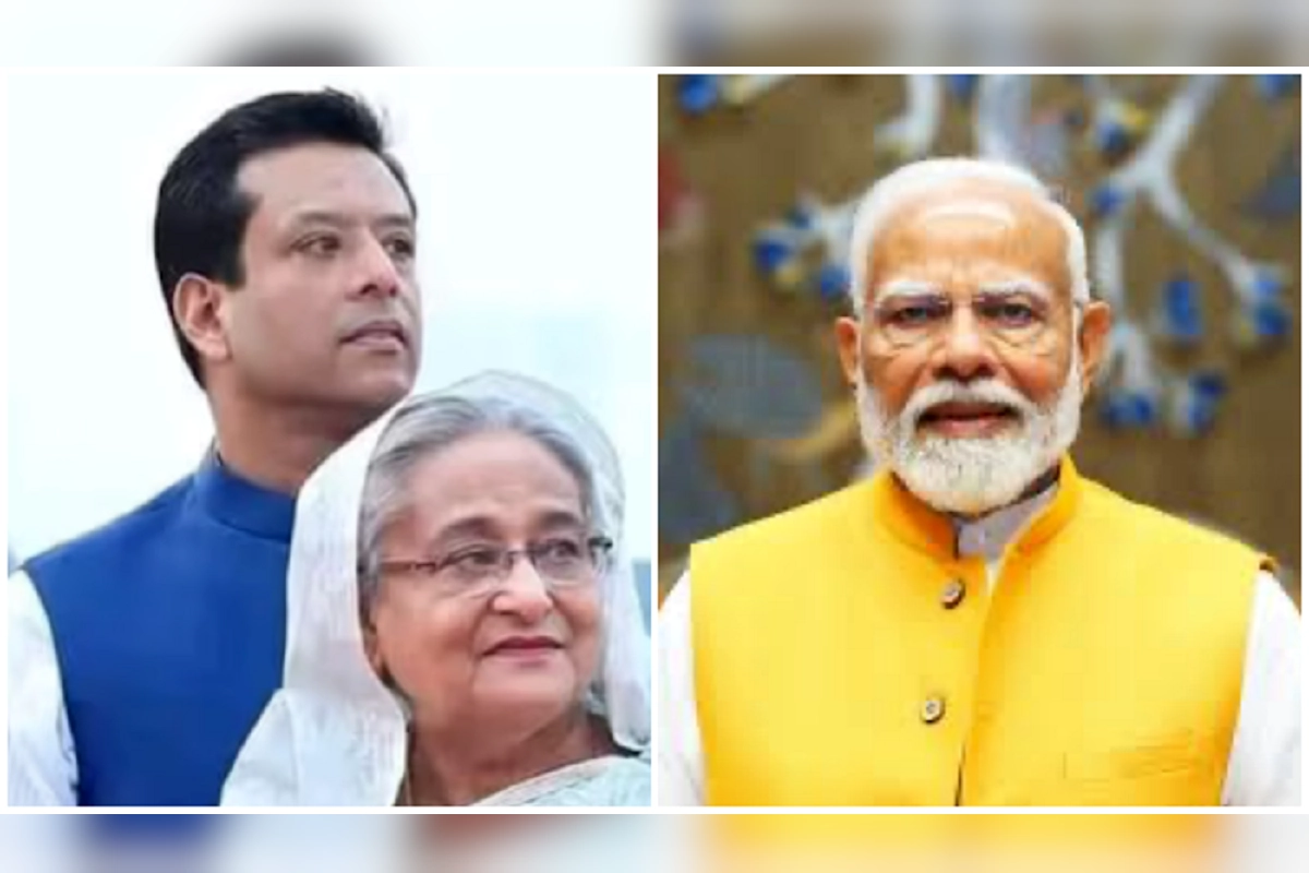 Sajeeb Wazed and Narendra Modi