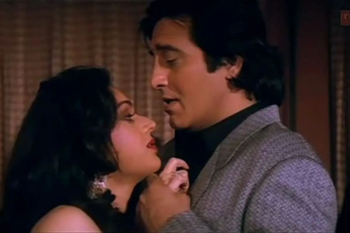 Meenakshi Sheshadri and Vinod Khanna