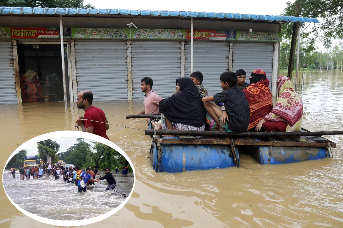 बांग्लादेश में नई सरकार बनने के बाद आई आपदा, बाढ़ से कोहराम, एक दर्जन मौतें; 40 लाख से ज्यादा लोग प्रभावित