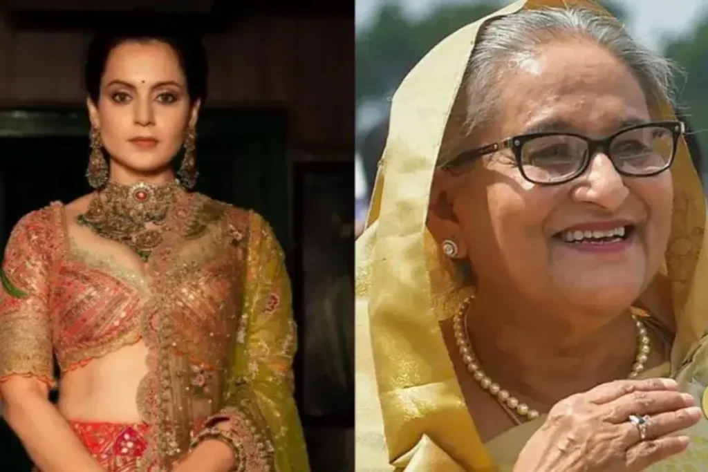 Kangana Ranaut and Sheikh Hasina