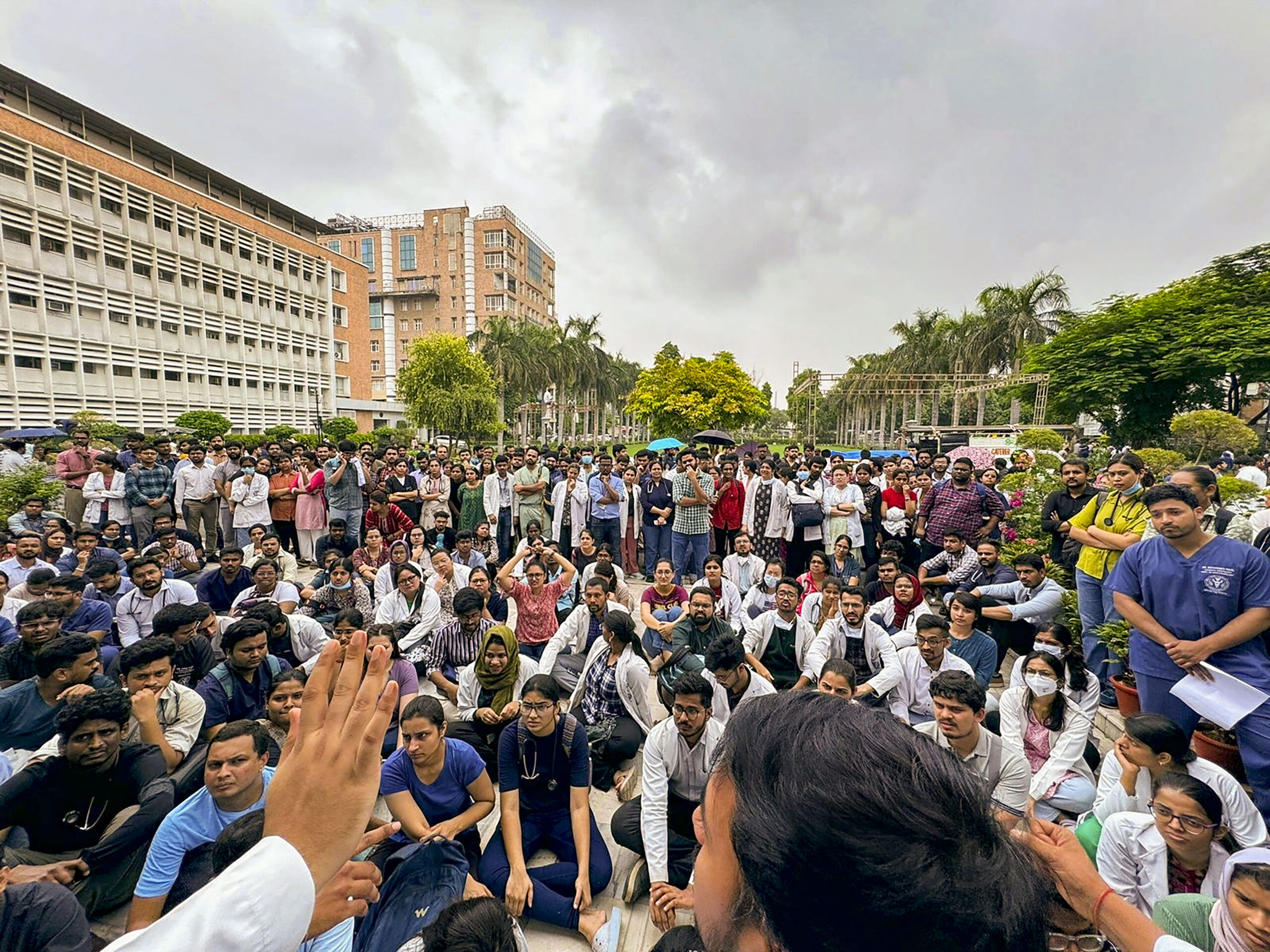 Doctors protest in Delhi