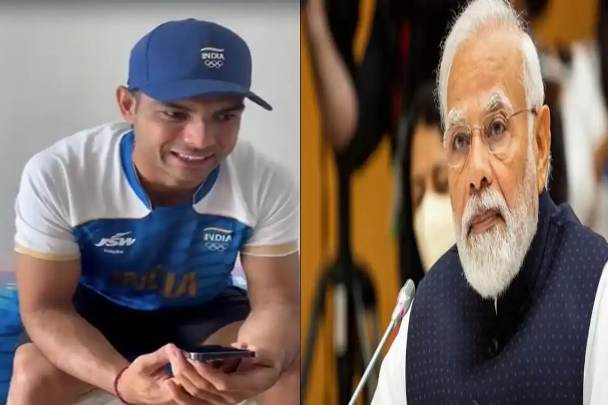 neeraj chopra and pm modi