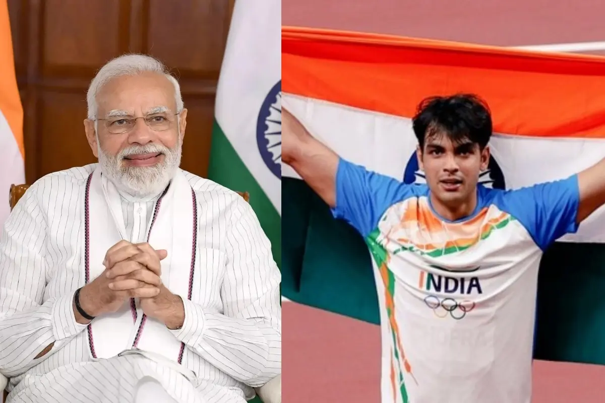 Neeraj Chopra and pm modi